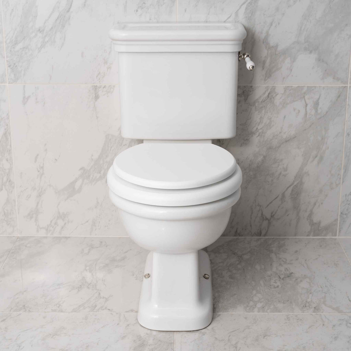 Clapton White Close Coupled WC Suite - Rutland London