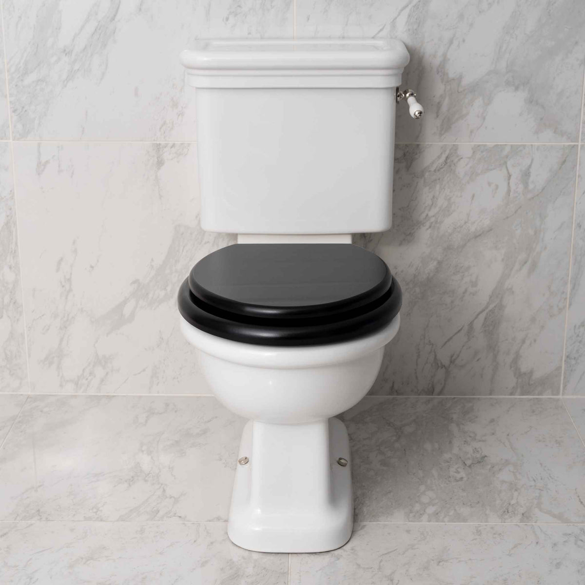 Chelsea Metropolitan Black Classic Loo Seat - Rutland London