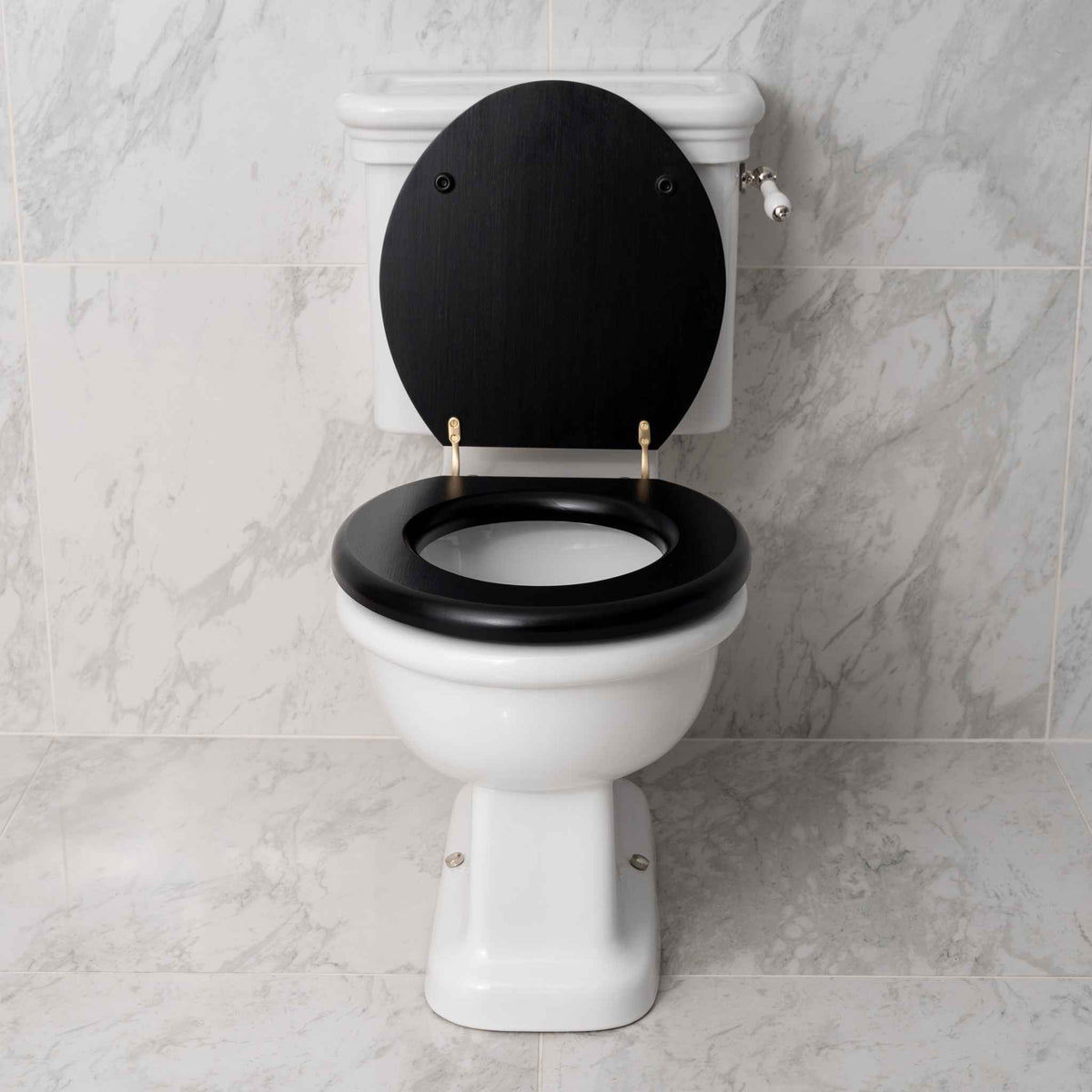 Chelsea Metropolitan Black Classic Loo Seat - Rutland London