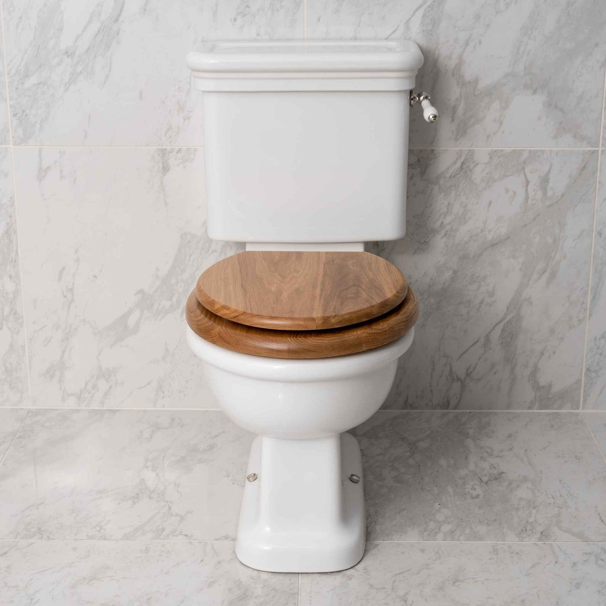 Chelsea English Oak Classic Loo Seat -  Rutland London