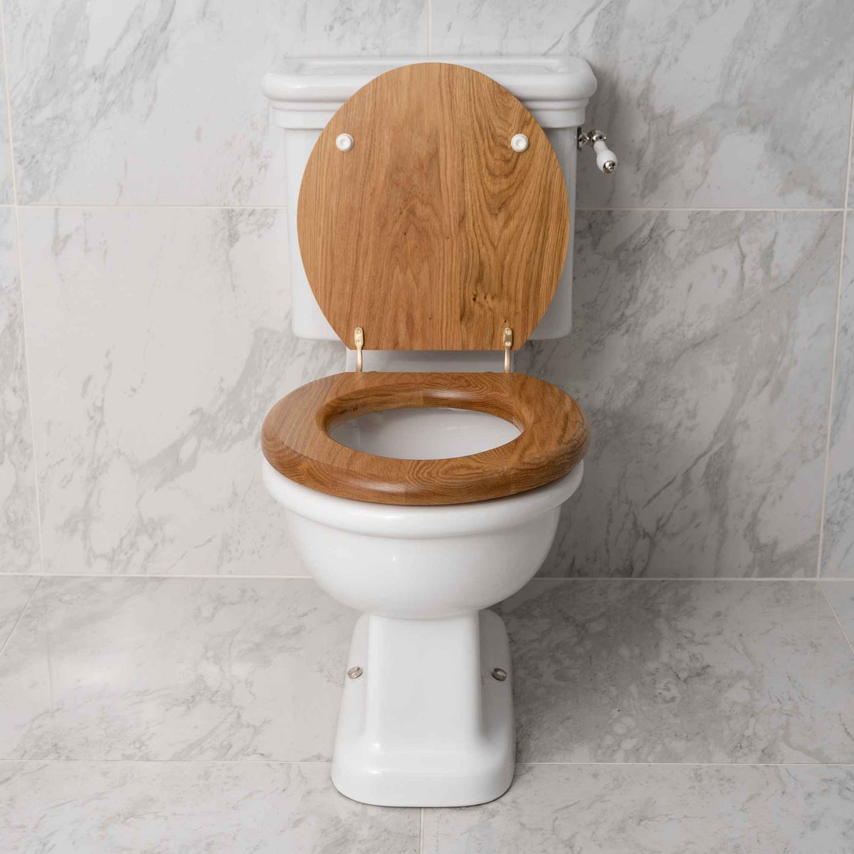 Chelsea English Oak Classic Loo Seat -  Rutland London