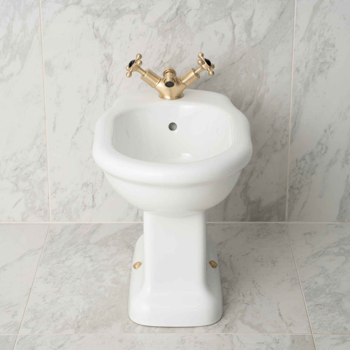 Montgomery White Floor Standing Bidet - Rutland London