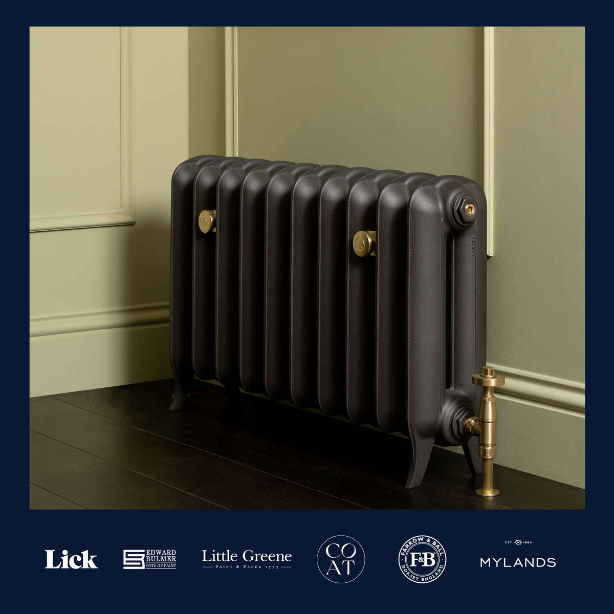 Selborne Cast Iron Radiator - Rutland London