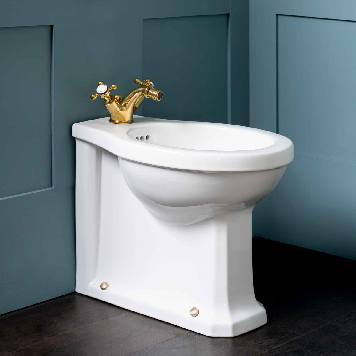 Rathbone White Back To Wall Bidet - Rutland London