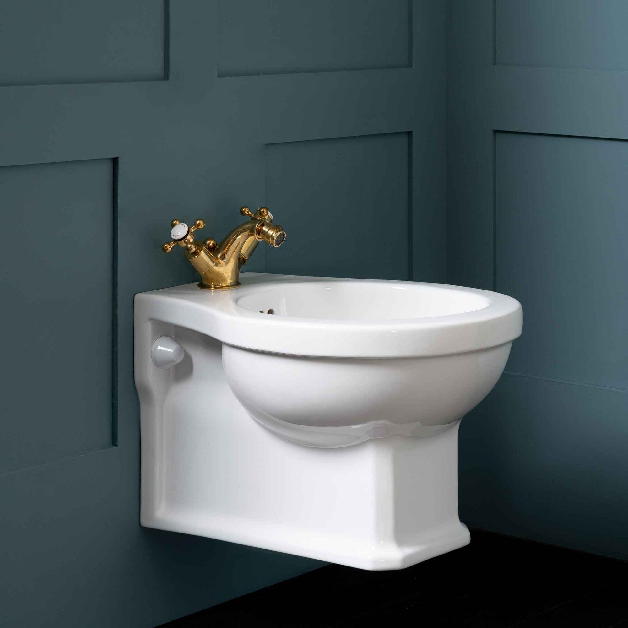 Nottingdale White Wall Hung Bidet - Rutland London