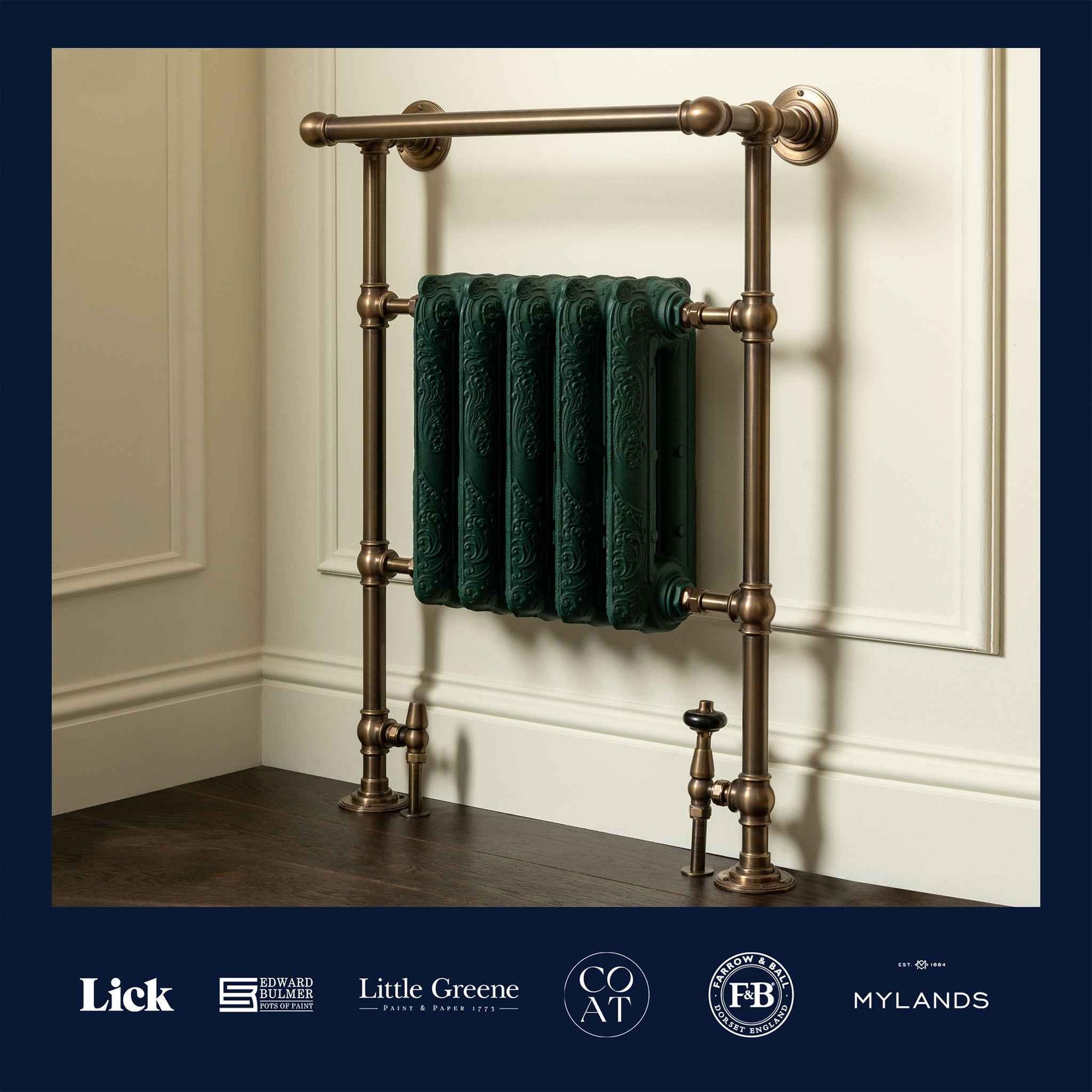 Peabody Heated Towel Rail (Inc. Cast Iron Radiator) - Rutland London