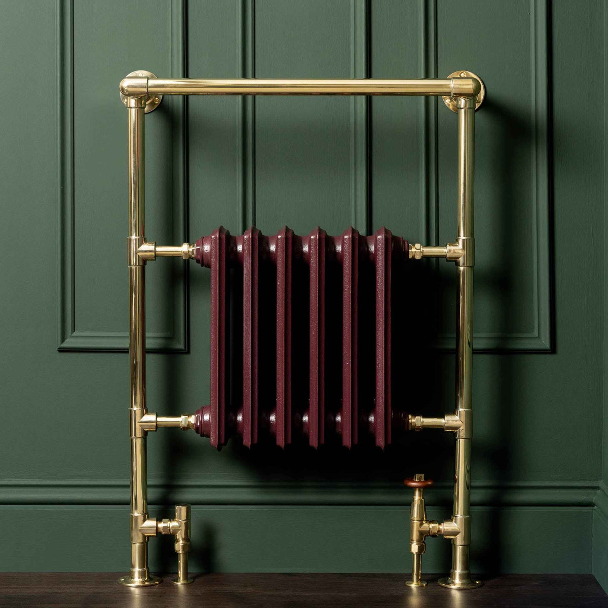 Pembridge Heated Towel Rail (Inc. Cast Iron Radiator) - Rutland London