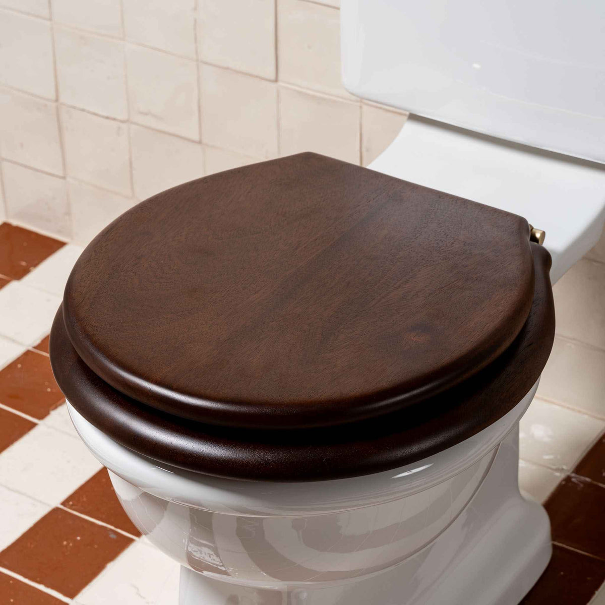 Chelsea Mahogany (Matt) Classic Loo Seat - Rutland London