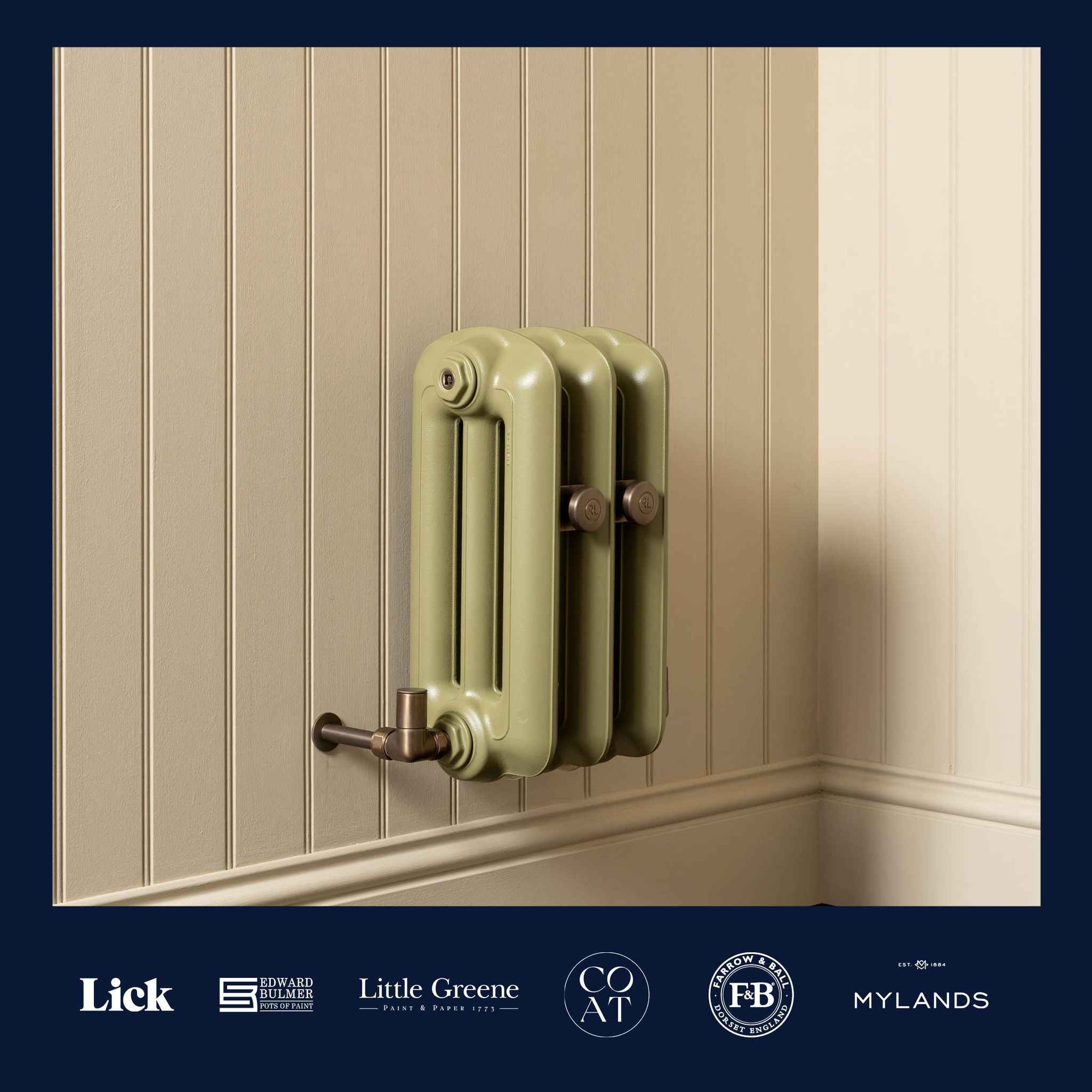 Odiham Cast Iron Radiator - Rutland London