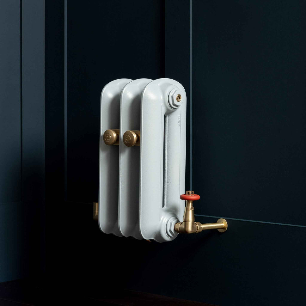 Highgrove Coloured Handwheel Corner Thermostatic Radiator Valves - Rutland London