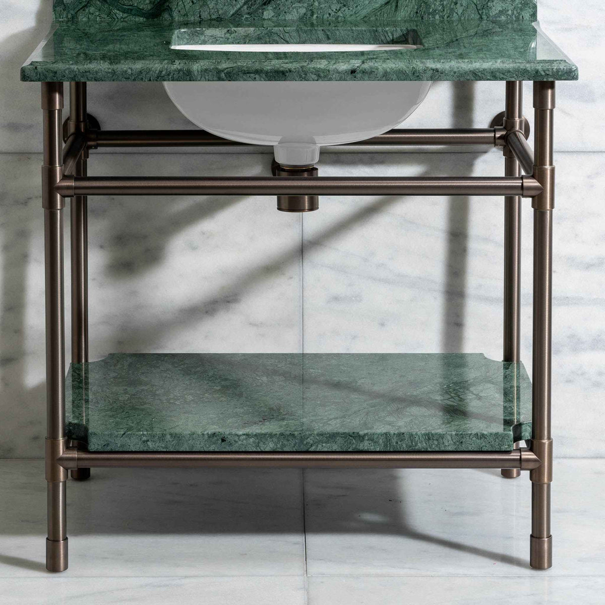 Franklin Vanity Suite (Inc. Marble Top, Upstand, Shelf &amp; Basin) - Rutland London