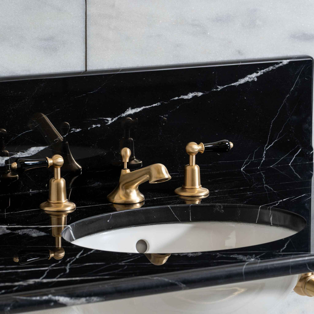 Reliance Vanity Suite (Inc. Marble Top, Upstand &amp; Basin) - Rutland London