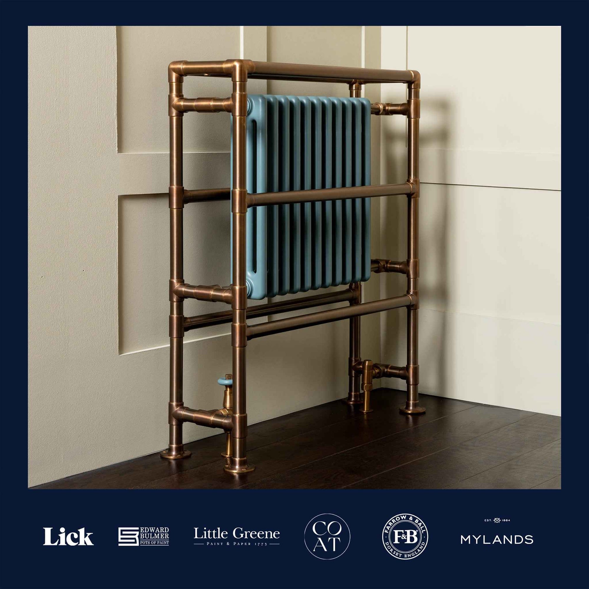 Vulcan Heated Towel Rail - Rutland London