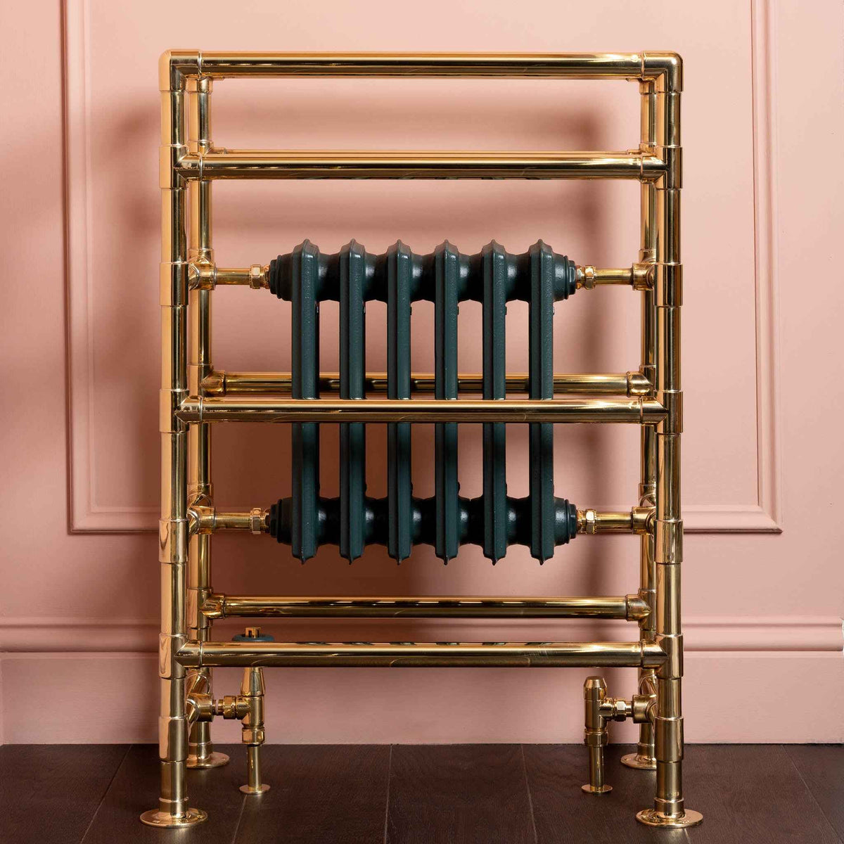 Hurlingham Heated Towel Rail (Inc. Cast Iron Radiator) - Rutland London