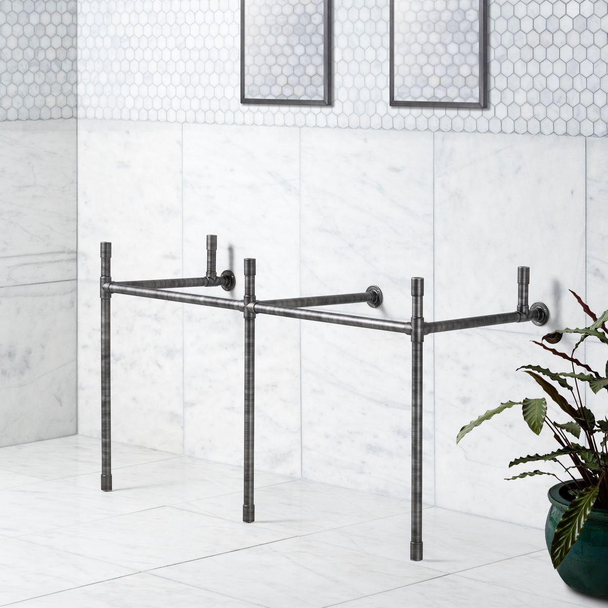 Thornhill Double Vanity Stand (Stand Only - No Top, Upstand or Basins) - Rutland London