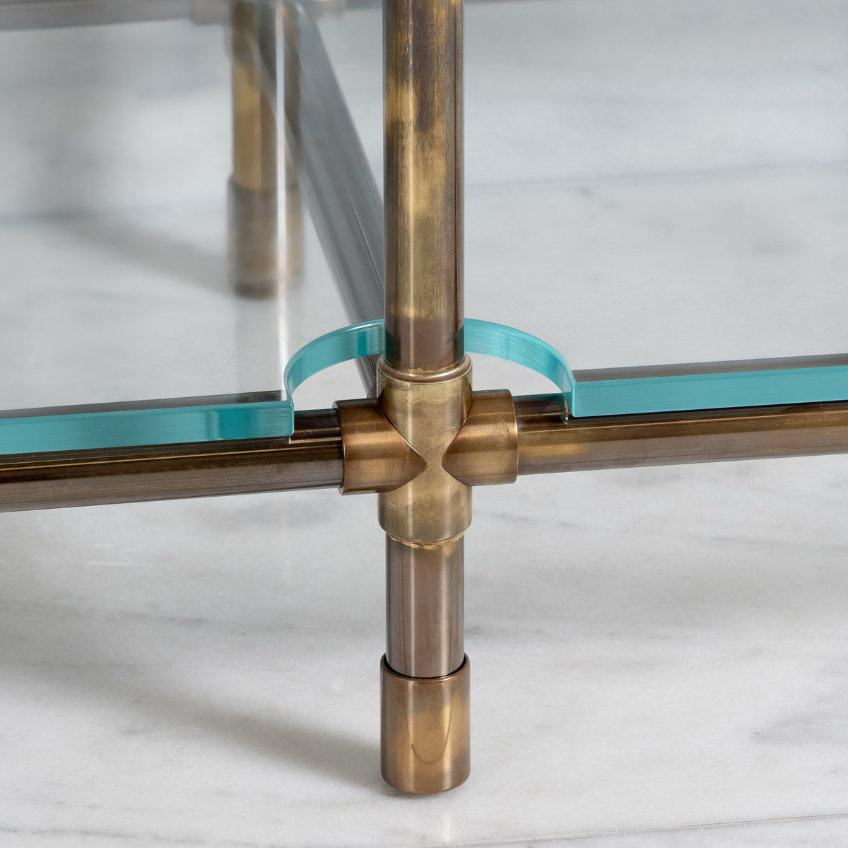 Orchard Double Vanity Suite (Inc. Marble Top, Upstand, Glass Shelf & Basins) - Rutland London