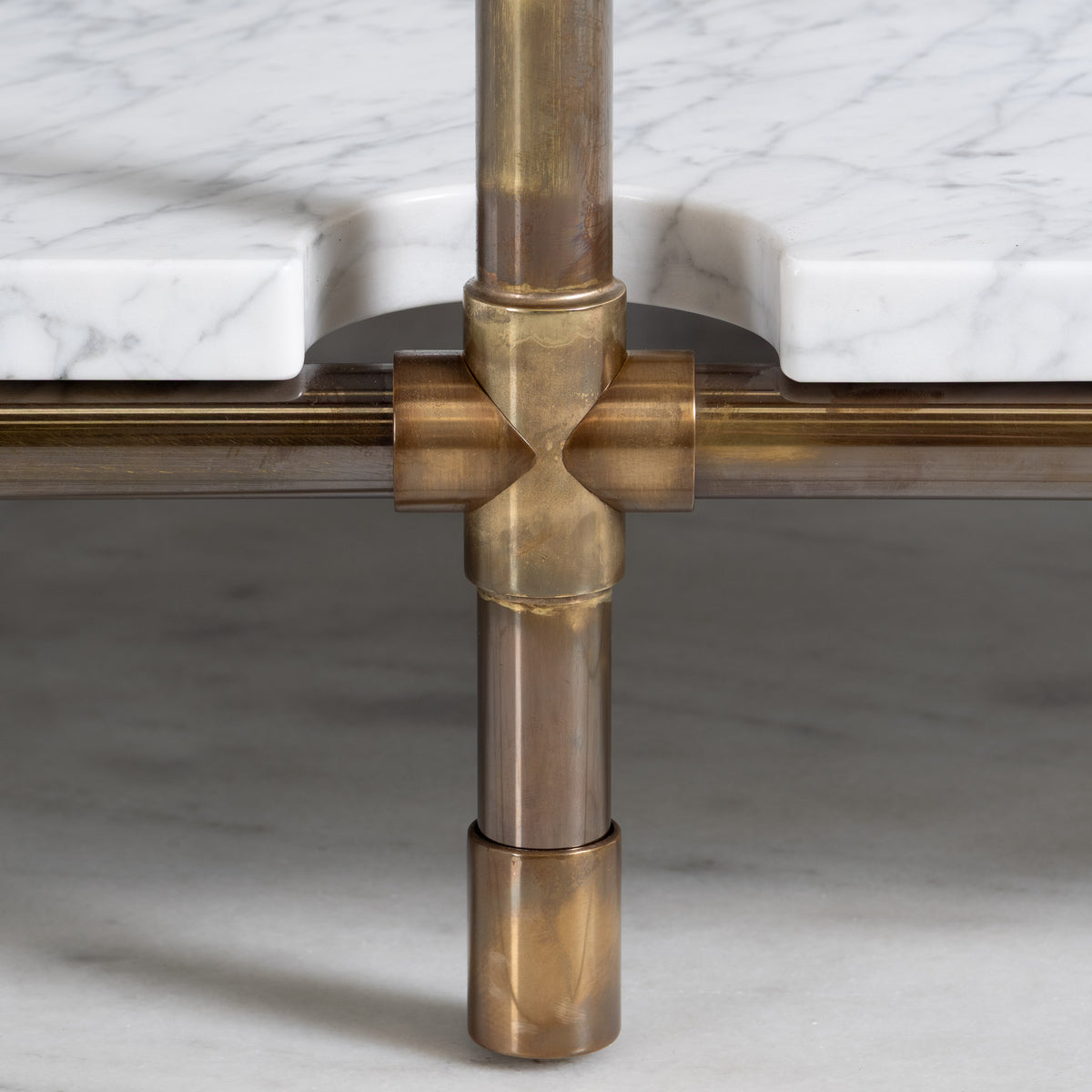 Franklin Double Vanity Suite (Inc. Marble Top, Upstand, Shelf & Basins) - Rutland London