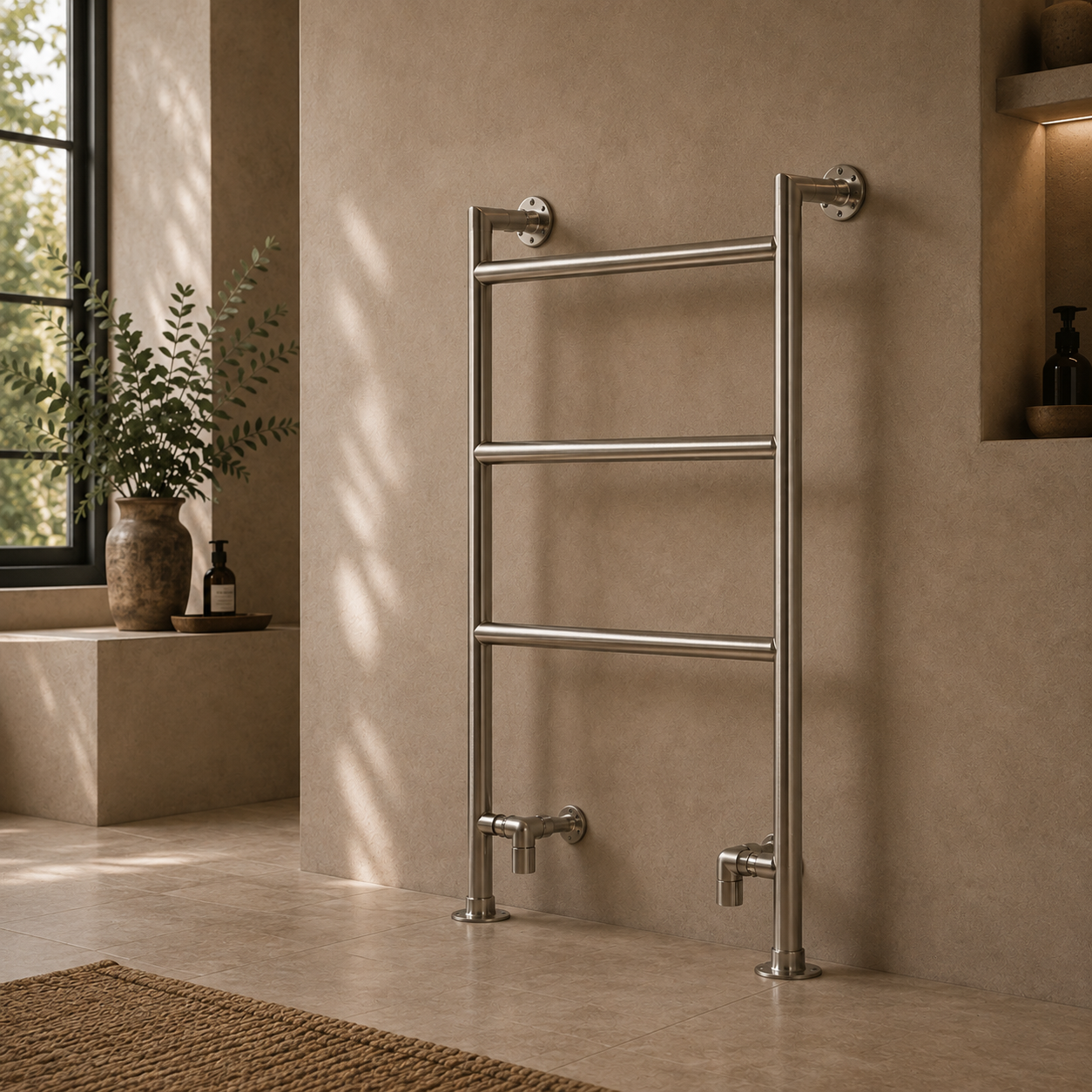 Soho Heated Towel Rail - Rutland London