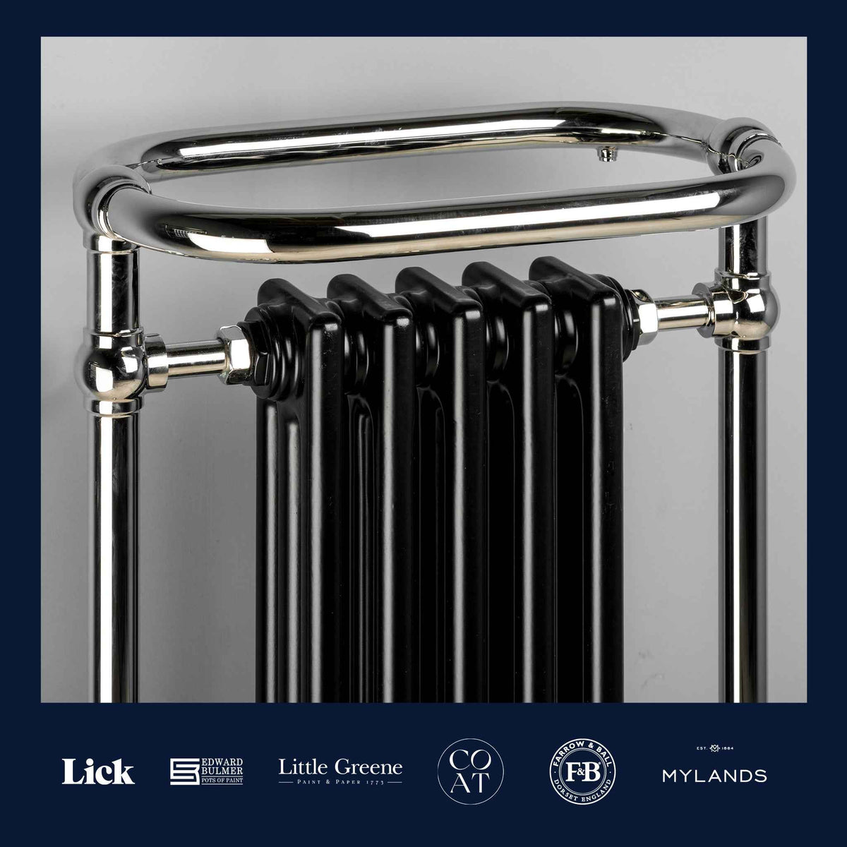 Trafalgar Heated Towel Rail - Rutland London